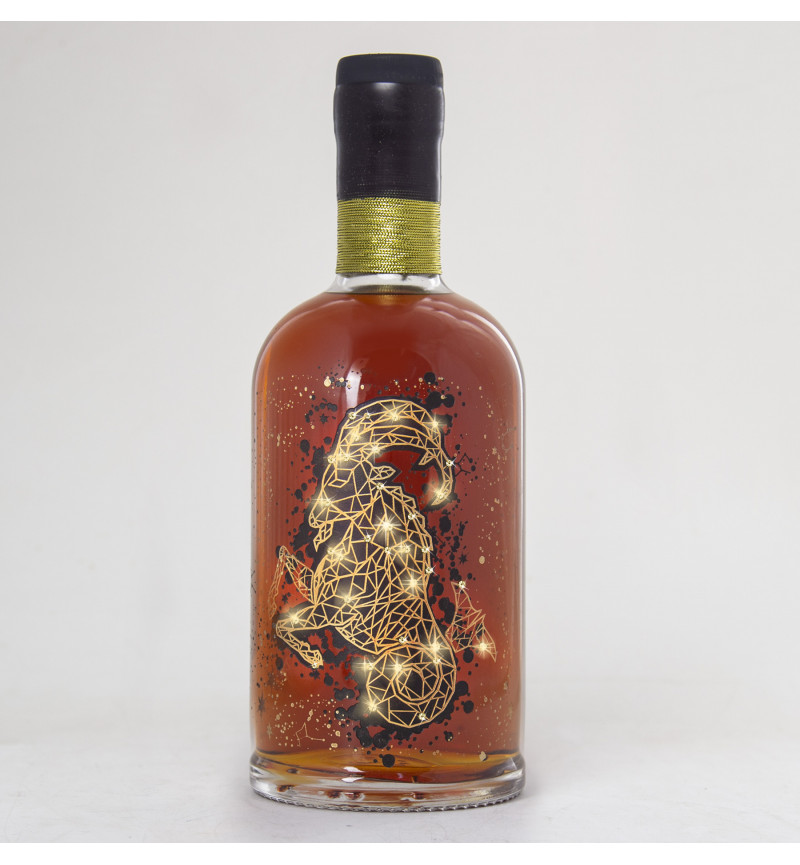 Бутылка "Козерог" со стразами Сваровски с Braastad VSOP в подарочной упаковке