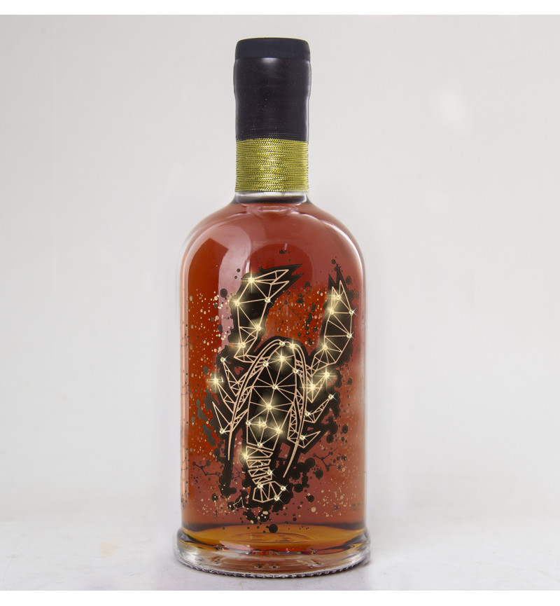 Бутылка "Рак" со стразами Сваровски с "Braastad VSOP" в подарочной упаковке