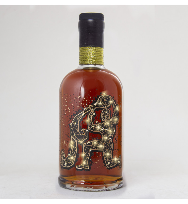 Бутылка "Водолей" со стразами Сваровски с Braastad VSOP в подарочной упаковке